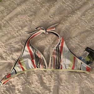 NWT Carve Design Halter Triangle Rodeo Bikini Top